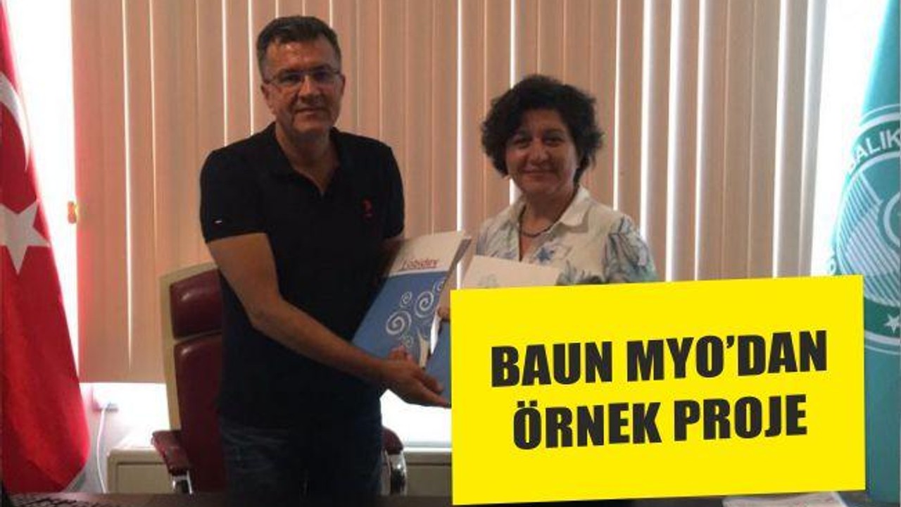 BAUN MYO’DAN ÖRNEK PROJE