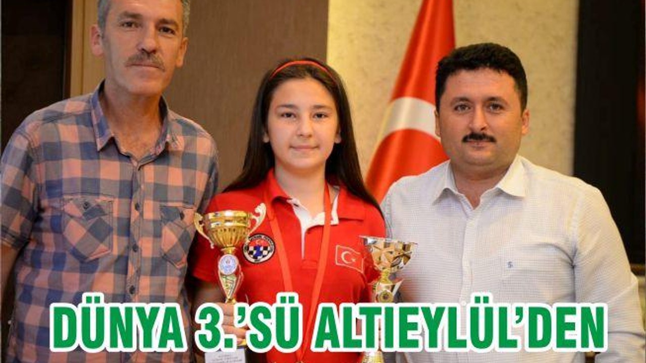 DÜNYA 3.’SÜ ALTIEYLÜL’DEN