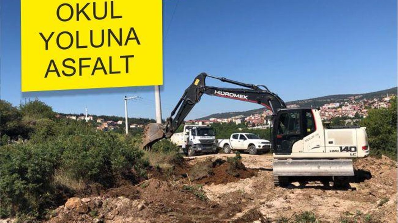 OKUL YOLUNA ASFALT