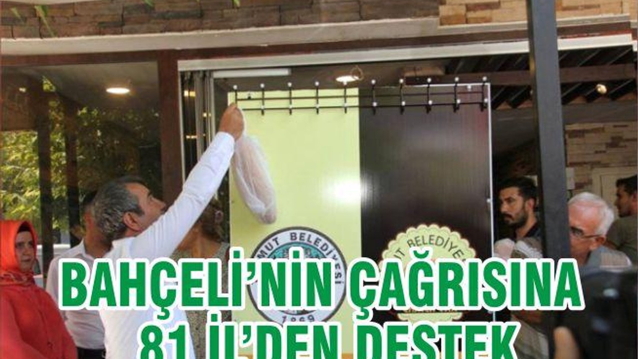BAHÇELİ’NİN ÇAĞRISINA 81 İL’DEN DESTEK