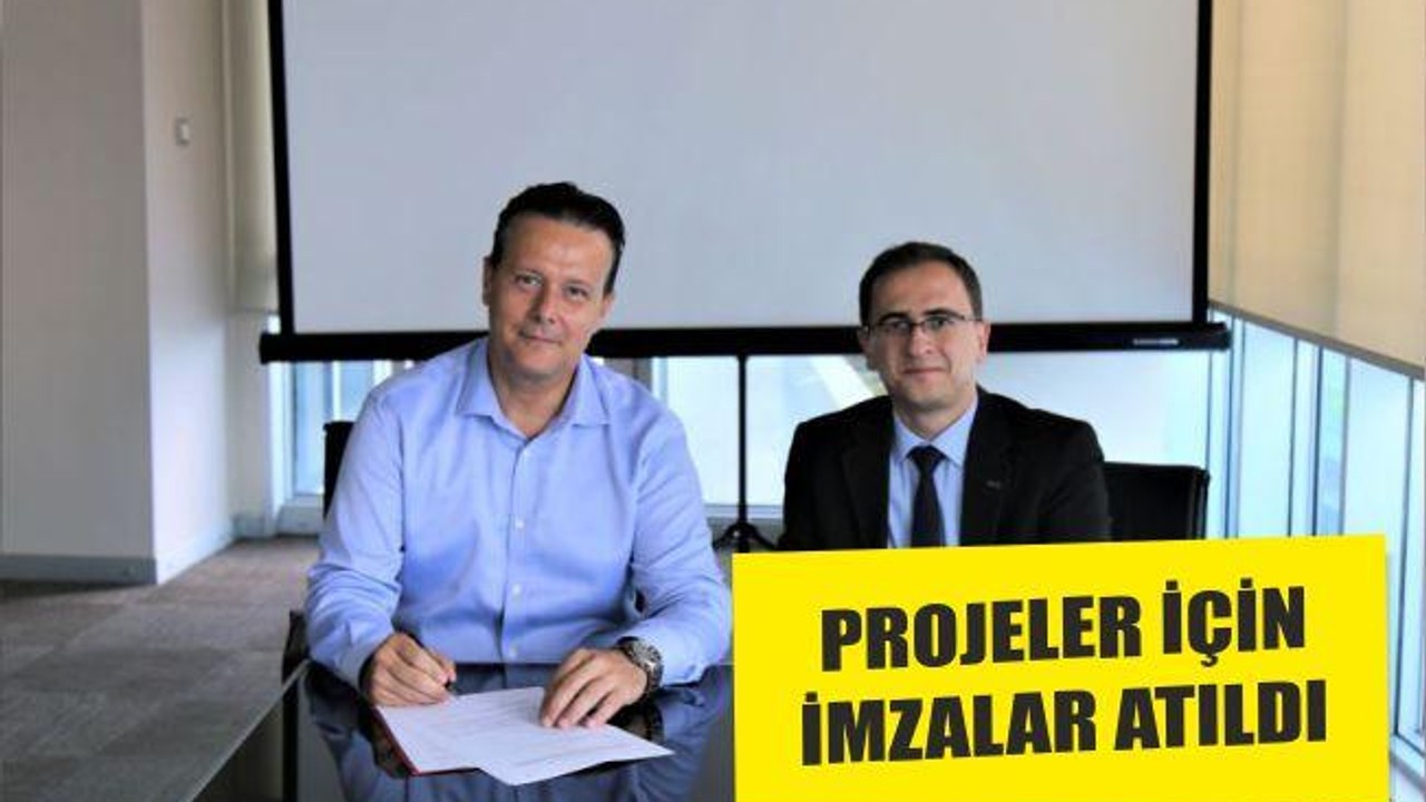 PROJELER İÇİN İMZALAR ATILDI