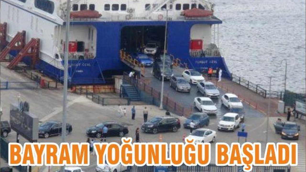 BAYRAM YOĞUNLUĞU BAŞLADI