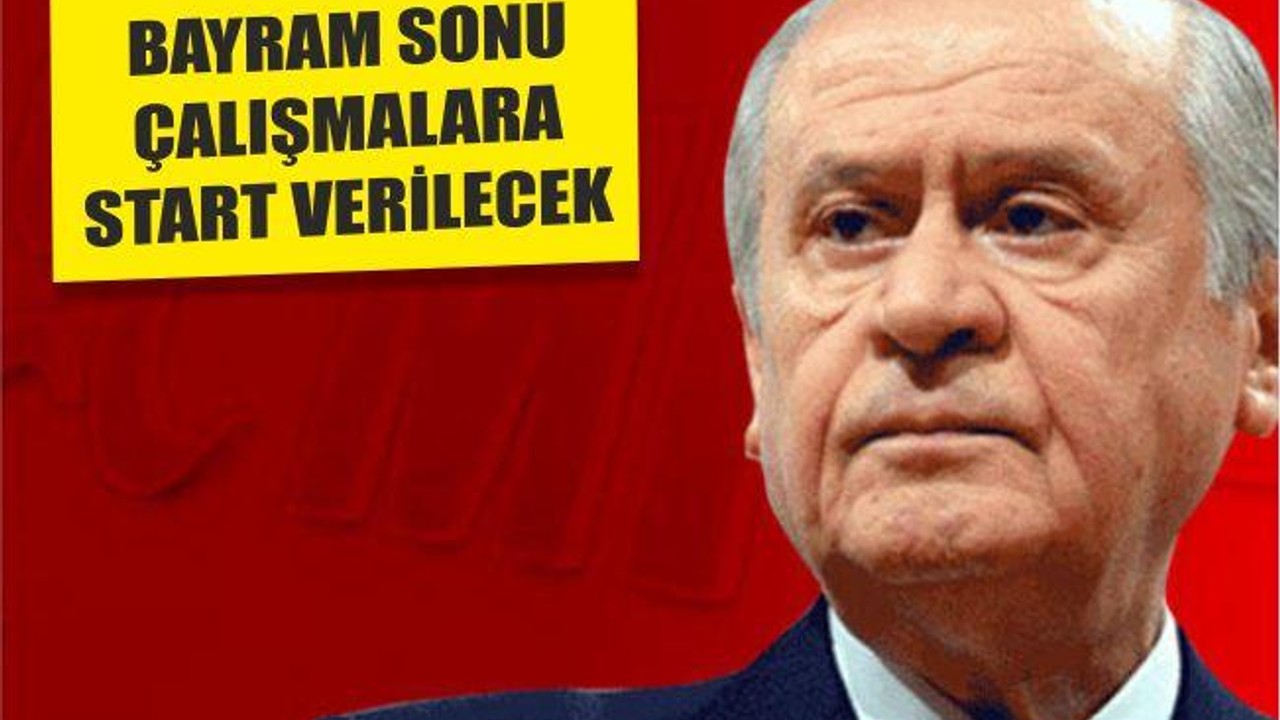 BAYRAM SONU ÇALIŞMALARA START VERİLECEK