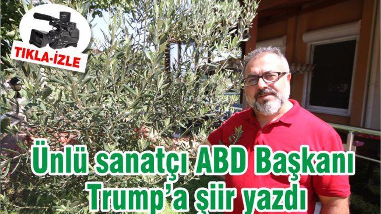Ünlü sanatçı ABD Başkanı Trump’a şiir yazdı