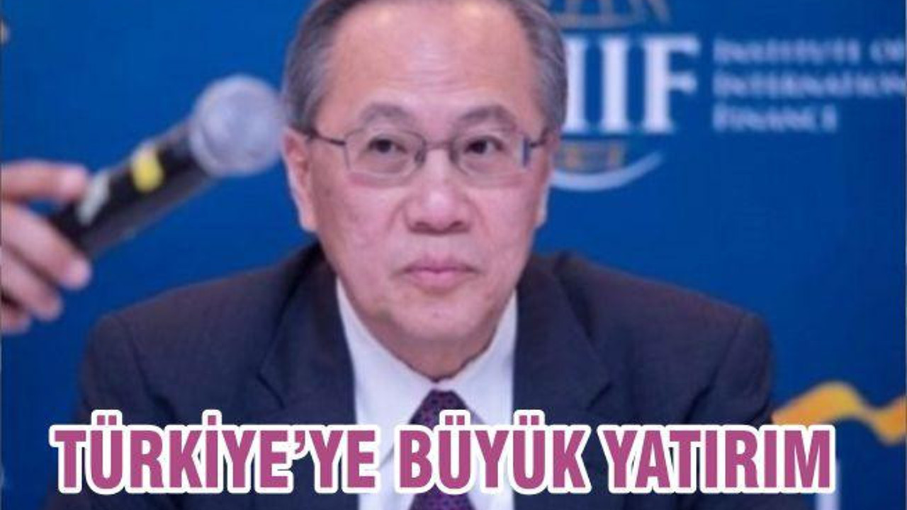 TÜRKİYE’YE BÜYÜK YATIRIM