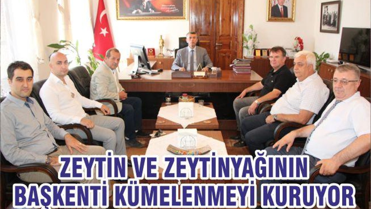 ZEYTİN VE ZEYTİNYAĞININ BAŞKENTİ KÜMELENMEYİ KURUYOR