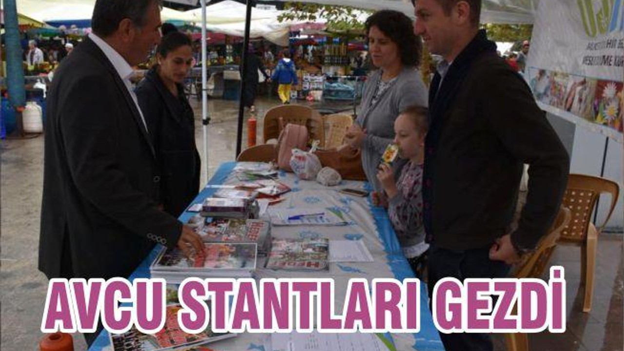 AVCU STANTLARI GEZDİ