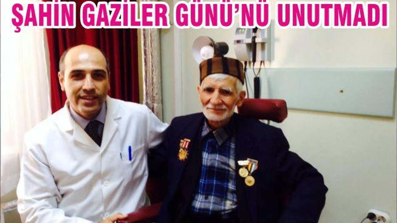 ŞAHİN GAZİLER GÜNÜ’NÜ UNUTMADI