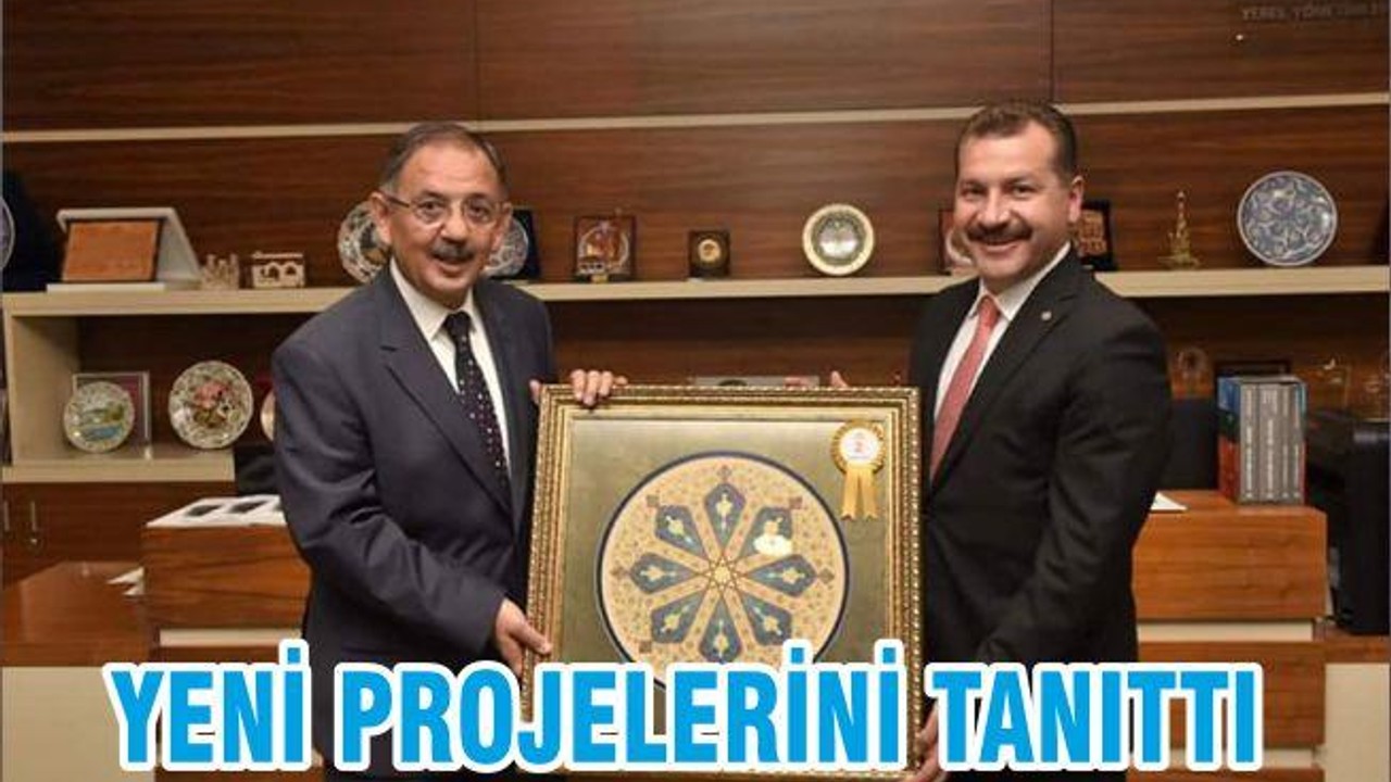 YENİ PROJELERİNİ TANITTI