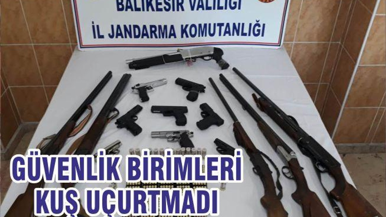 GÜVENLİK BİRİMLERİ KUŞ UÇURTMADI