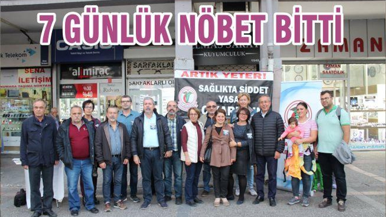 7 GÜNLÜK NÖBET BİTTİ