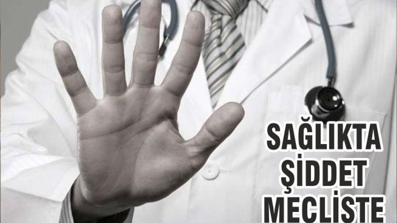 SAĞLIKTA ŞİDDET MECLİSTE