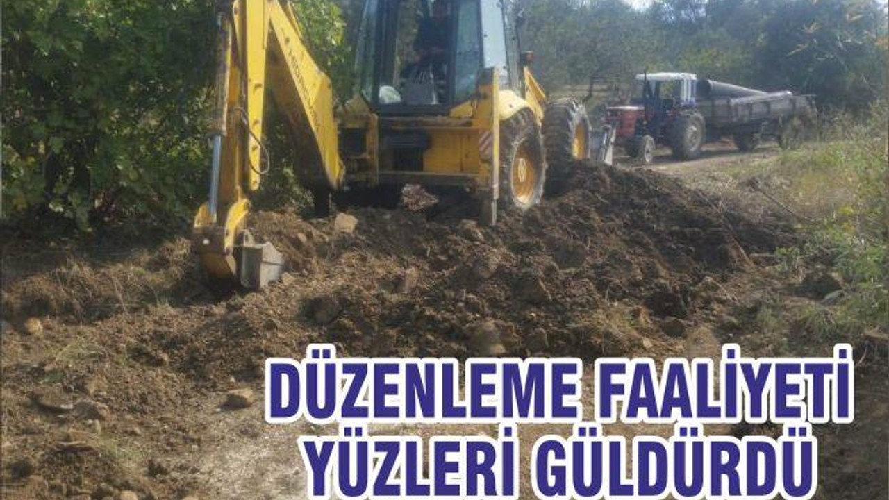 DÜZENLEME FAALİYETİ YÜZLERİ GÜLDÜRDÜ