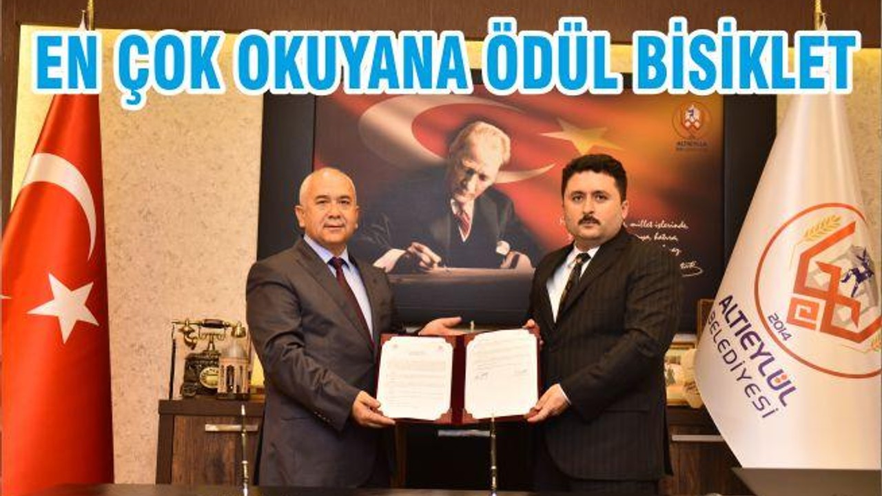 EN ÇOK OKUYANA ÖDÜL BİSİKLET
