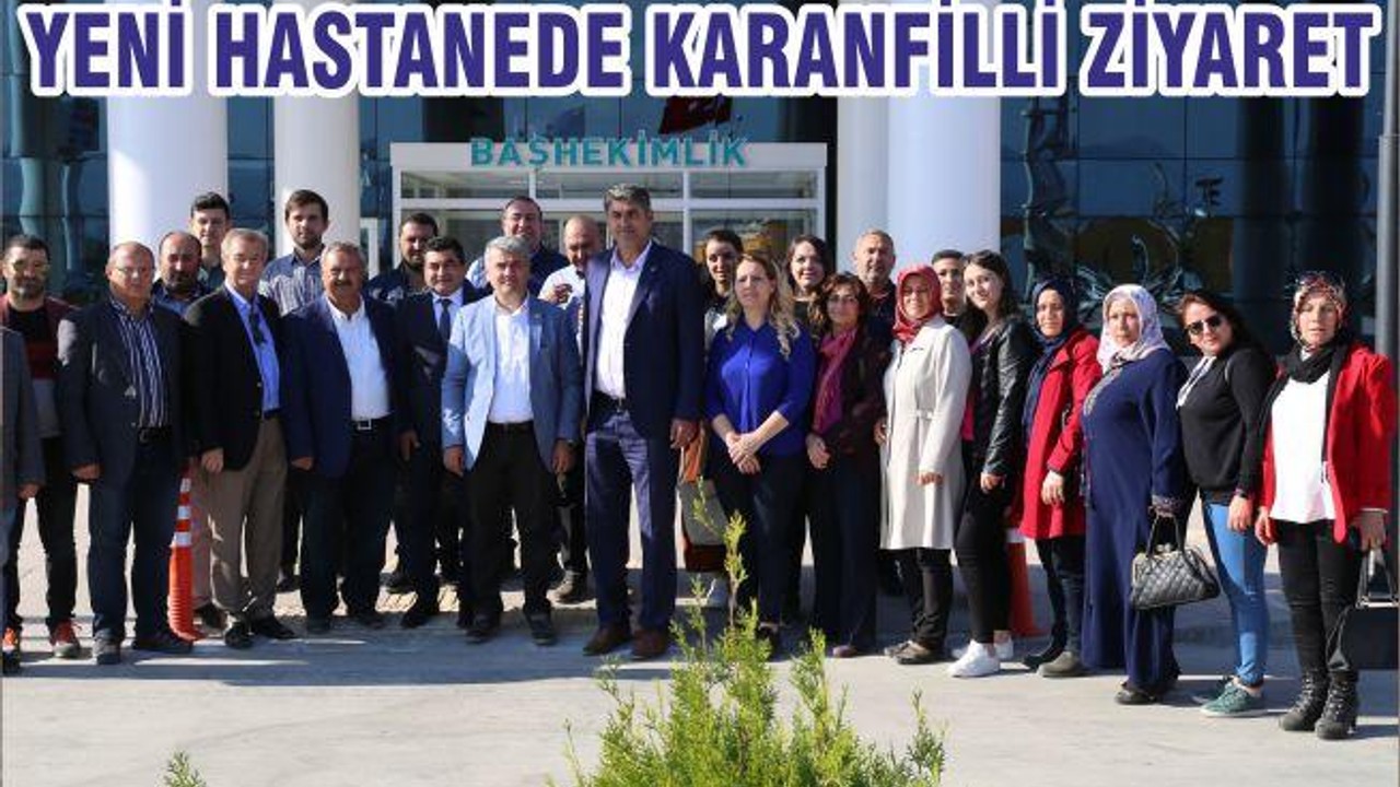 YENİ HASTANEDE KARANFİLLİ ZİYARET