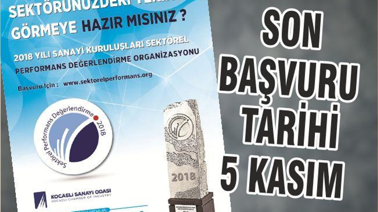 SON BAŞVURU TARİHİ 5 KASIM