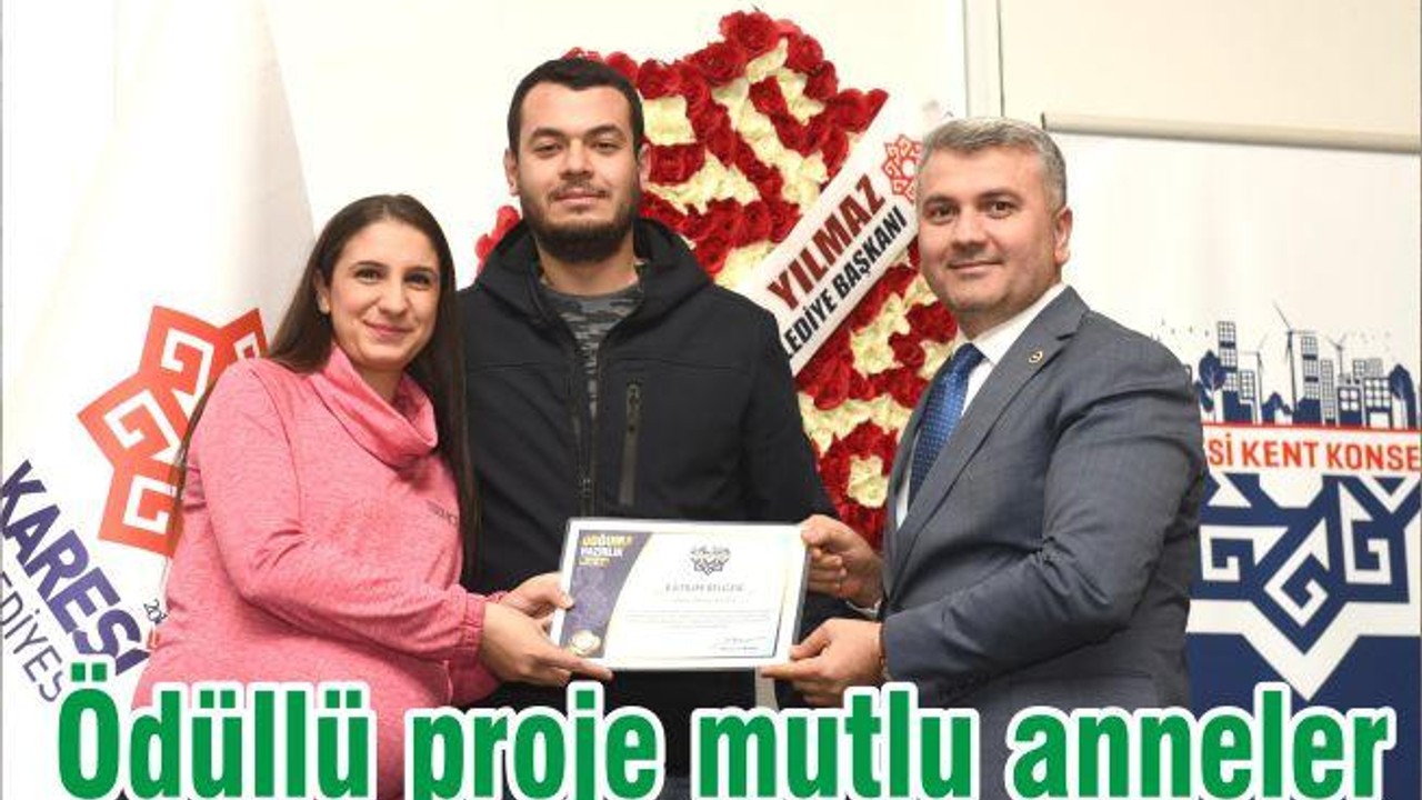 Ödüllü proje mutlu anneler