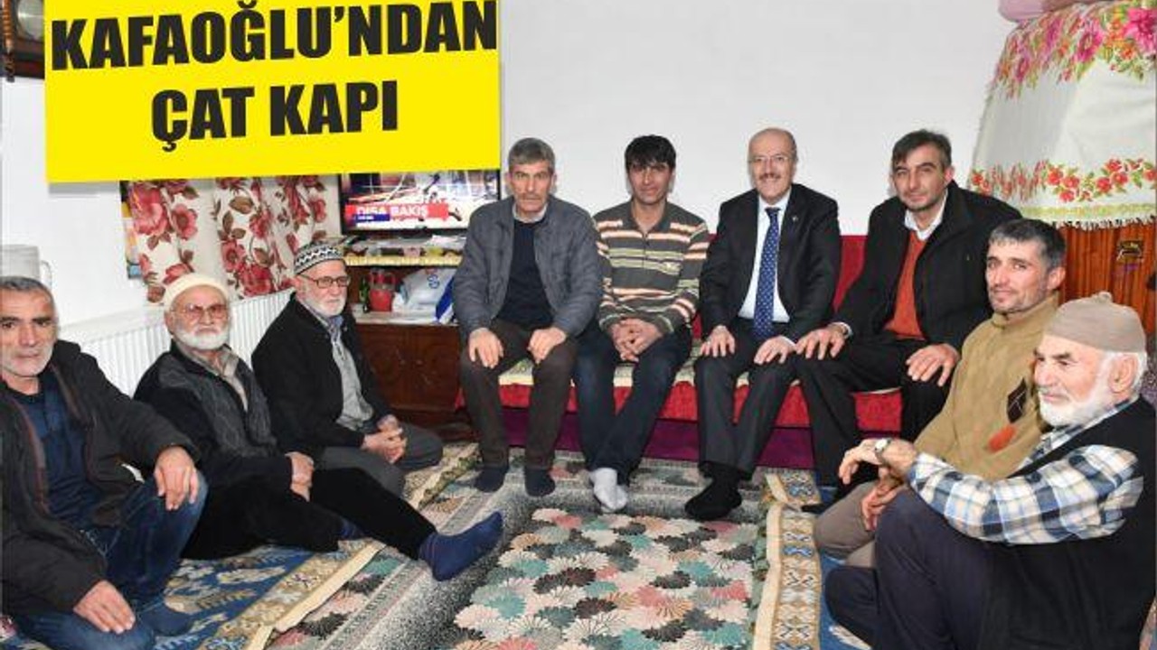 KAFAOĞLU’NDAN ÇAT KAPI