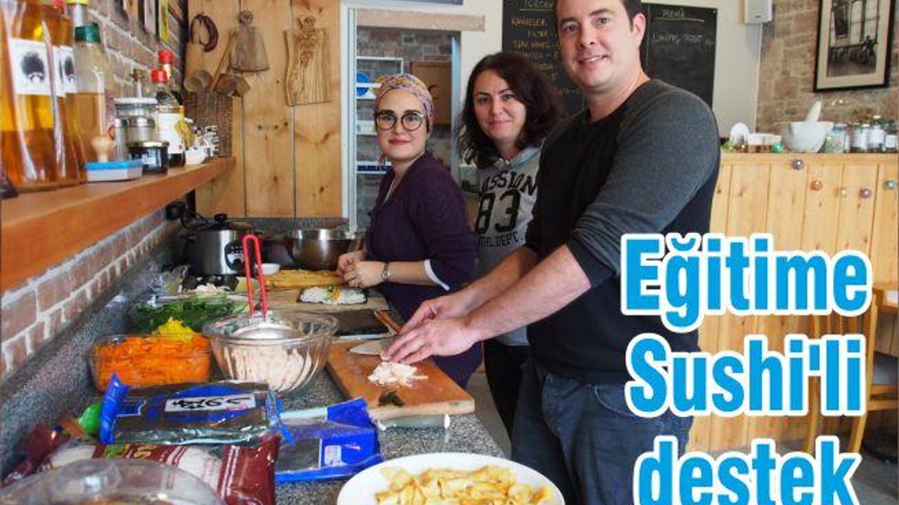 Eğitime Sushi'li destek