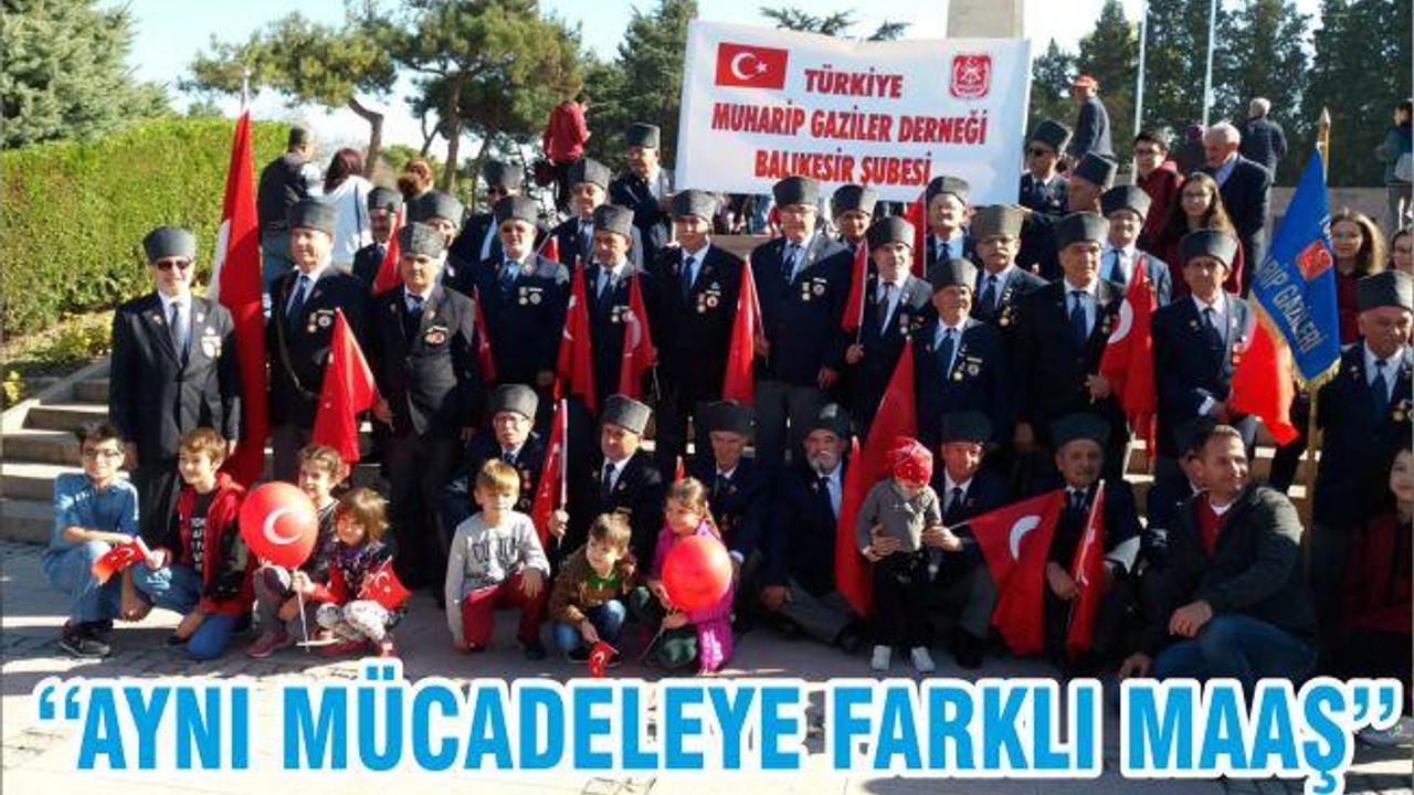 ‘‘AYNI MÜCADELEYE FARKLI MAAŞ’’