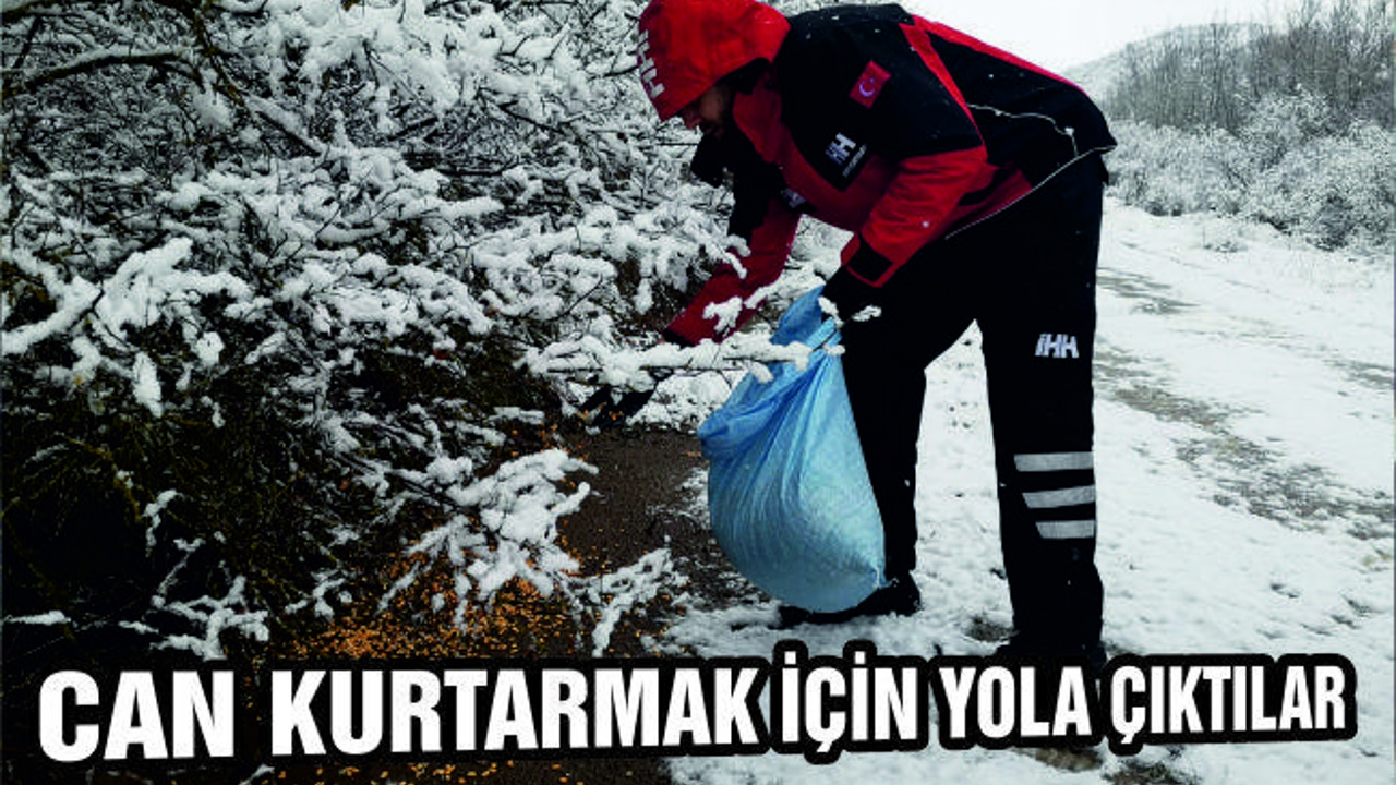 CAN KURTARMAK İÇİN YOLA ÇIKTILAR