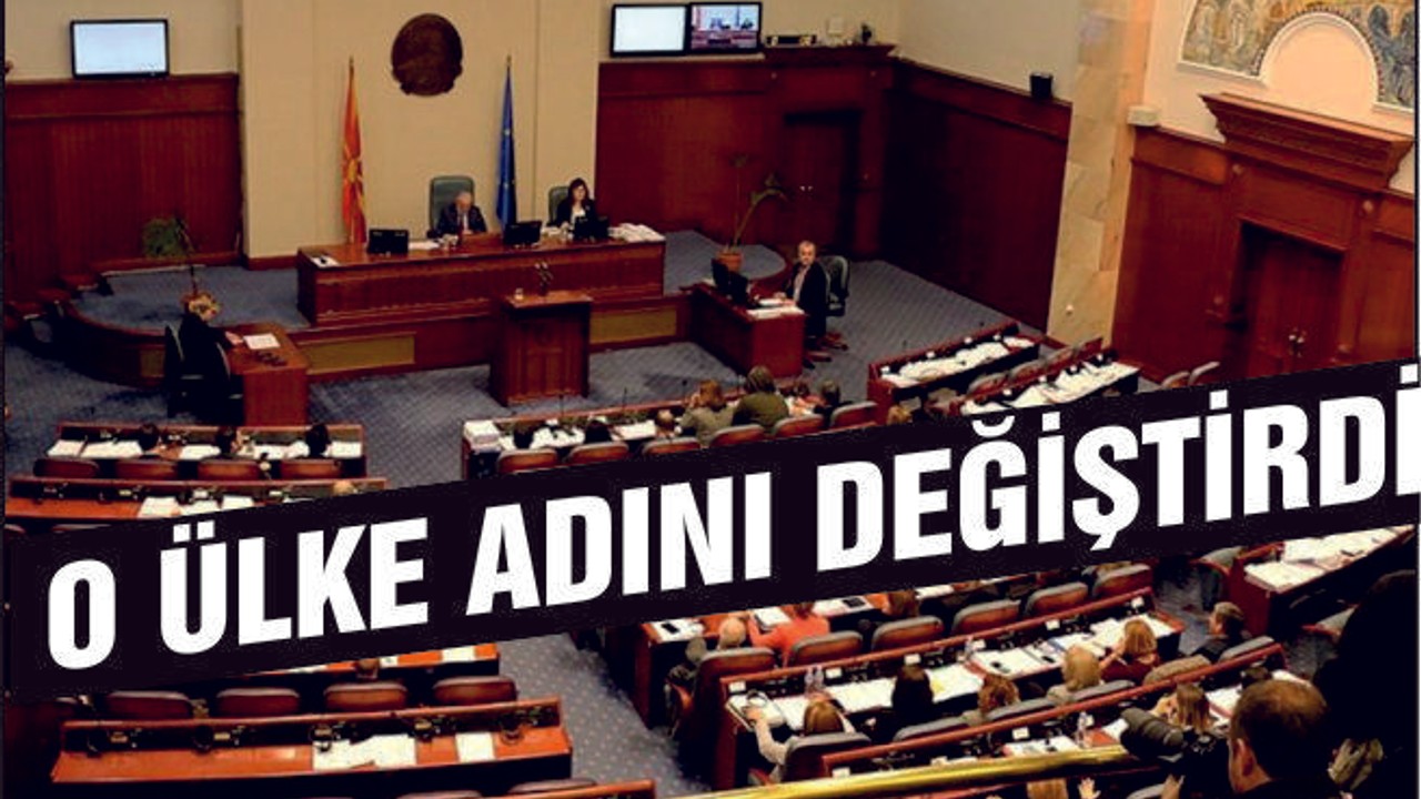 O ÜLKE ADINI DEĞİŞTİRDİ