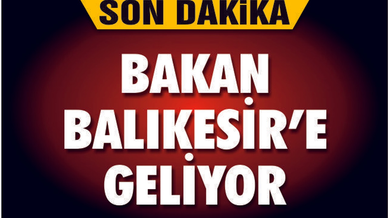 BAKAN BALIKESİR'DE BEZ TORBA DAĞITACAK