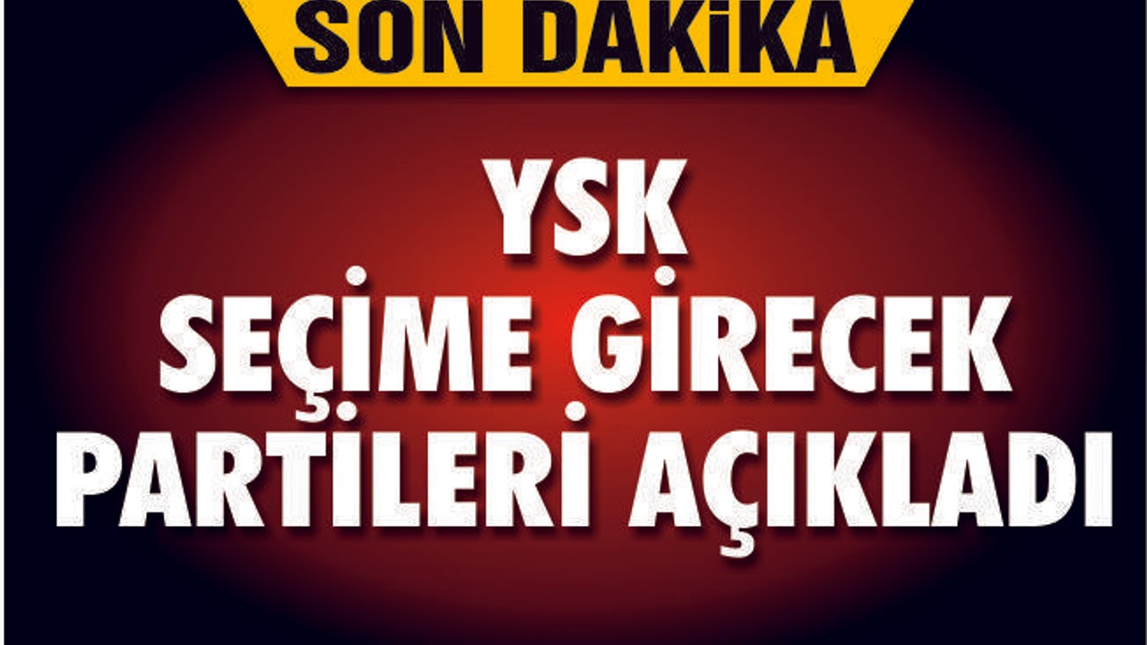 Yerel Seçime 13 Parti Katılacak