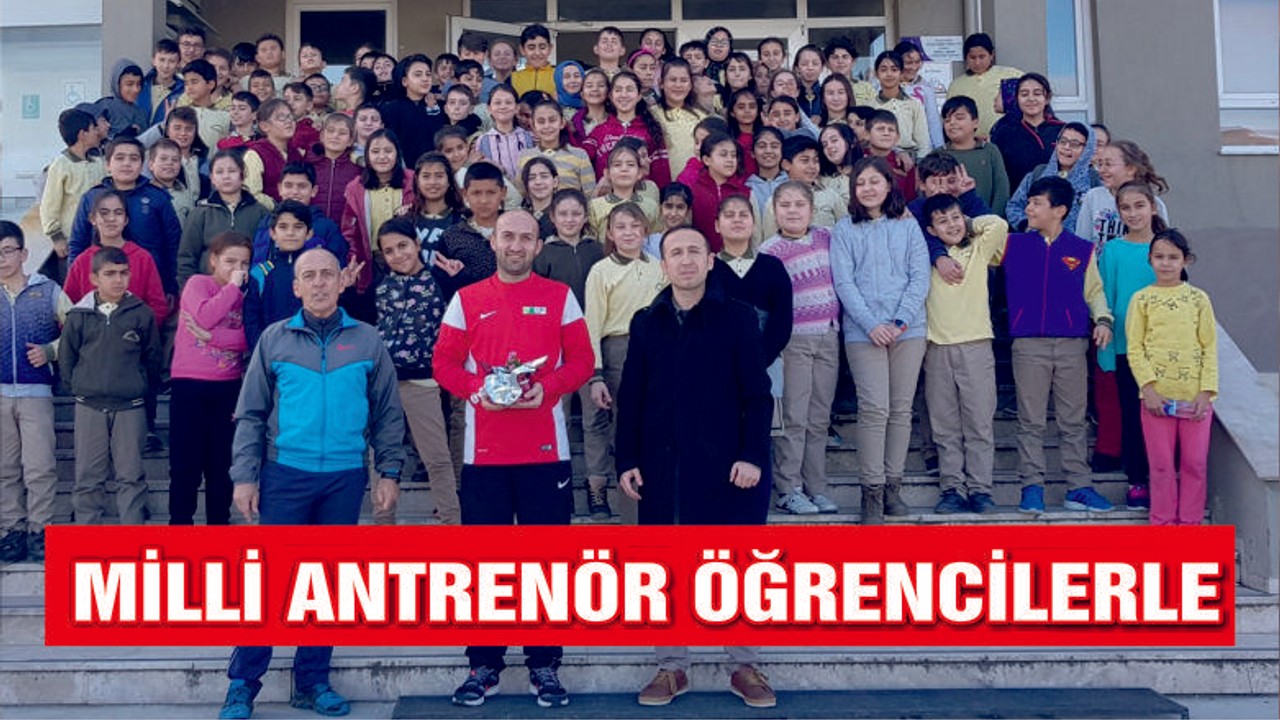 Milli Jimnastik Antrenörü öğrencilerle buluştu