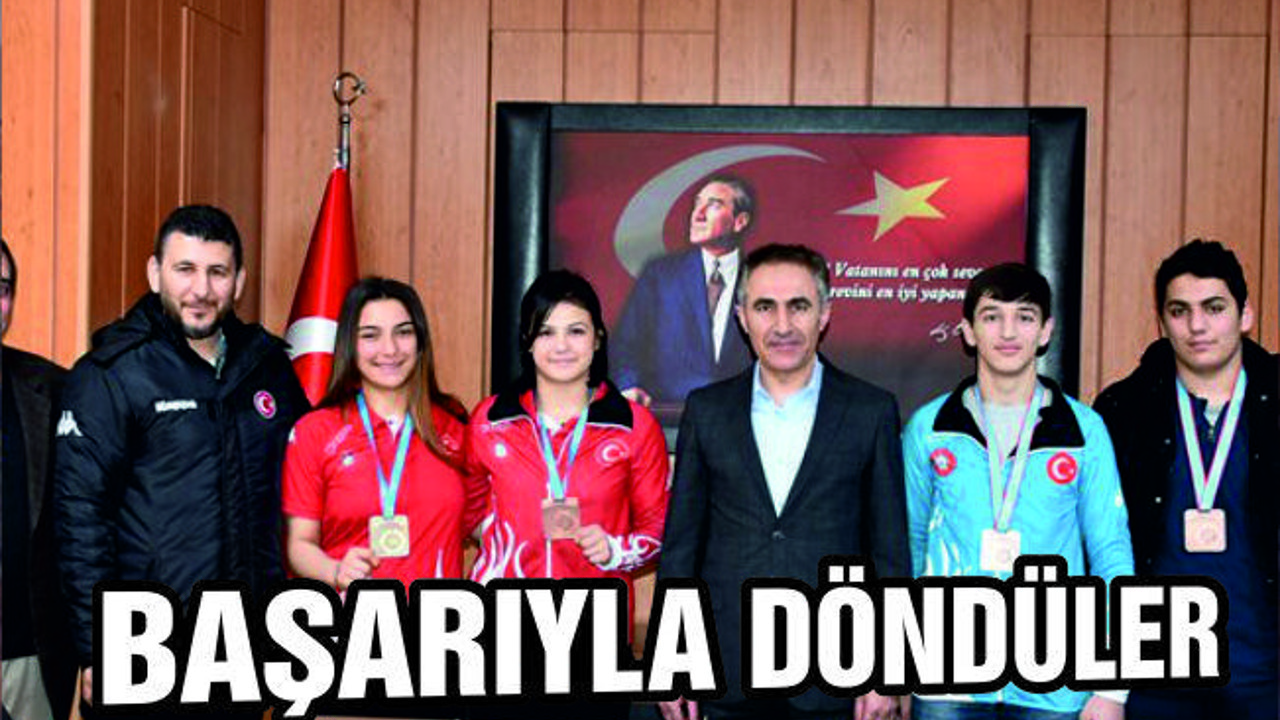 Judocular başarıyla döndü