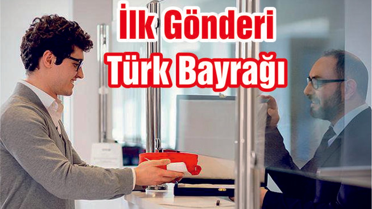 Turkish Cargo’nun ilk kargosu Türk bayrağı