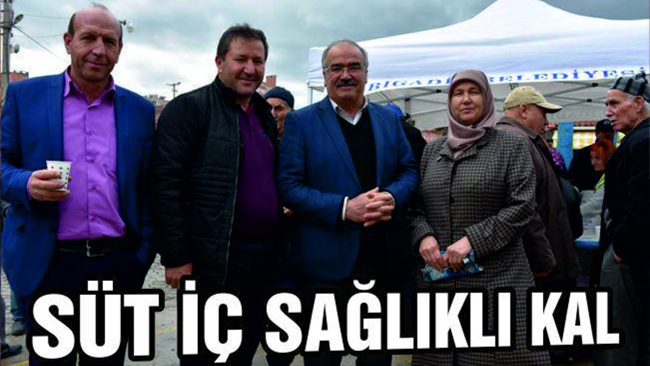 Bigadiç’te ‘Süt iç sağlıklı kal’ etkinliği