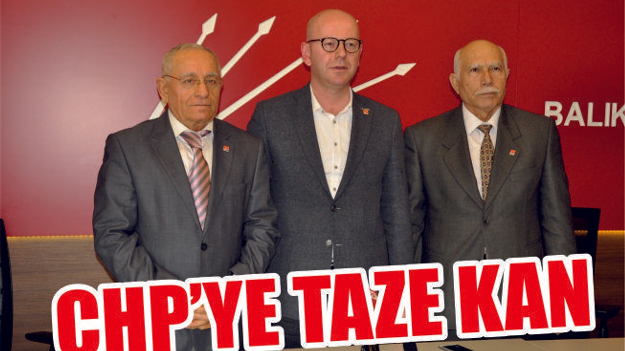 CHP’YE TAZE KAN