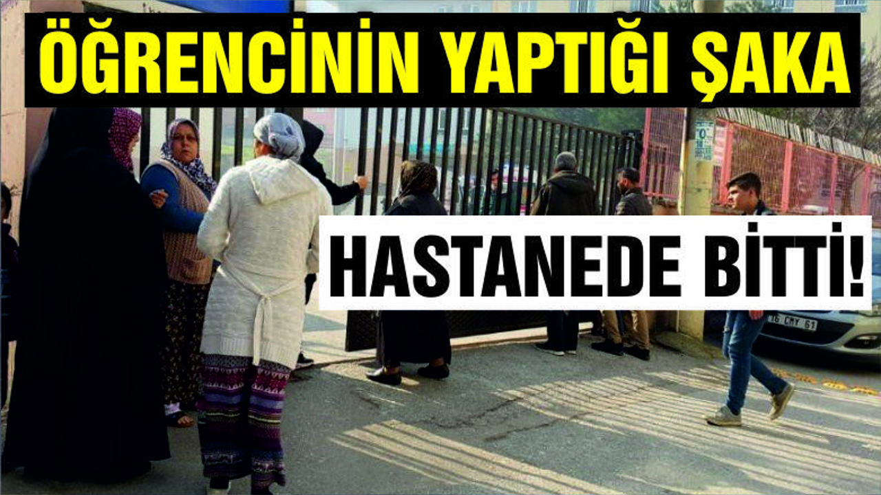 20 ÖĞRENCİ HASTANEYE KALDIRILDI!