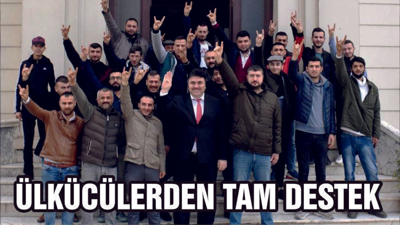Ülkücülerden Ersoy’a Destek
