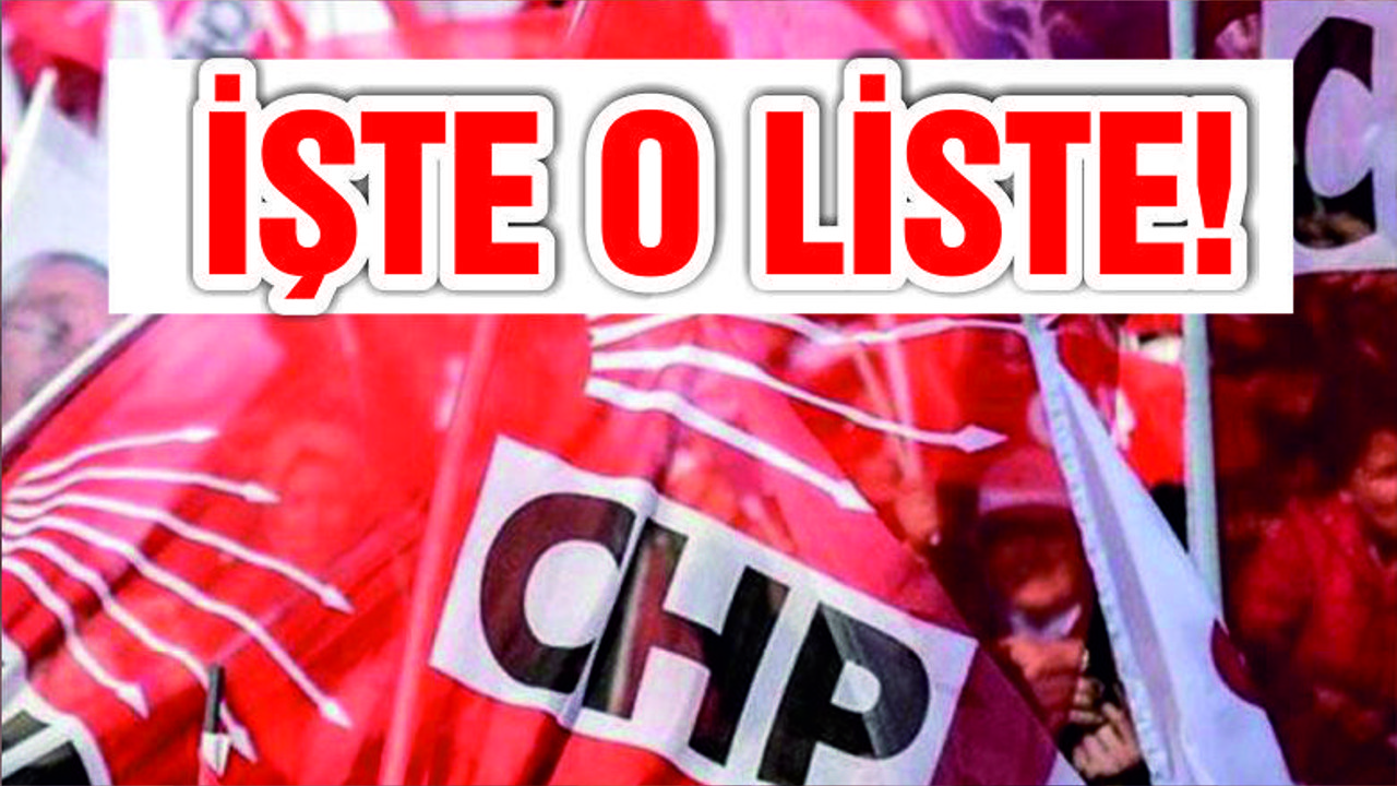 CHP KARESİ MECLİS ÜYESİ ADAY LİSTESİ AÇIKLANDI