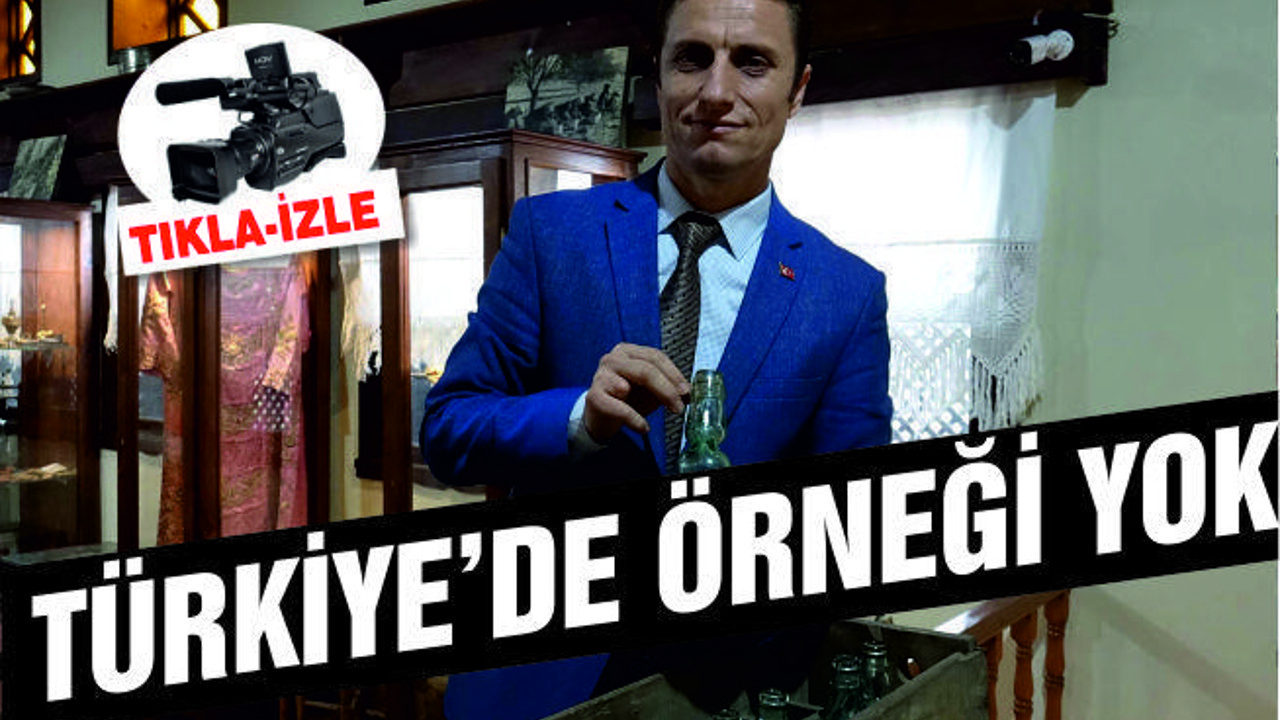 Bilyalı gazoz şişesi Edremit’te sergileniyor