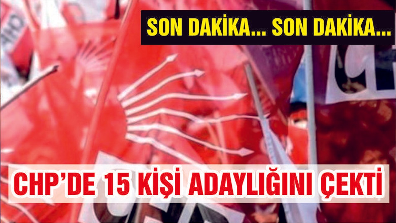 Edremit’te 15 CHP Üyesi Aday Adaylığını Çekti