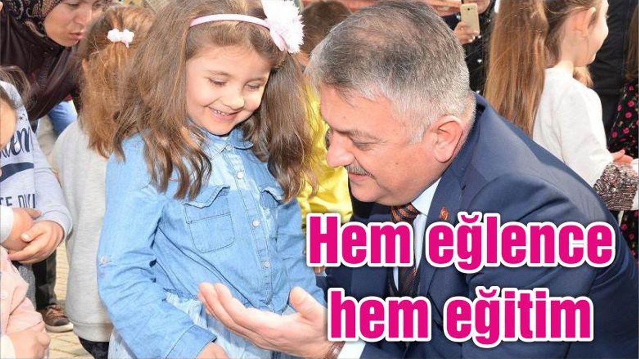 ÇOCUKLAR, ÖĞRENİRKEN EĞLENİYOR