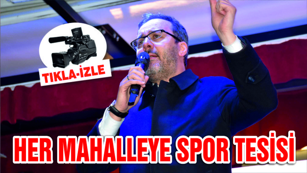 Her mahalleye spor tesisi
