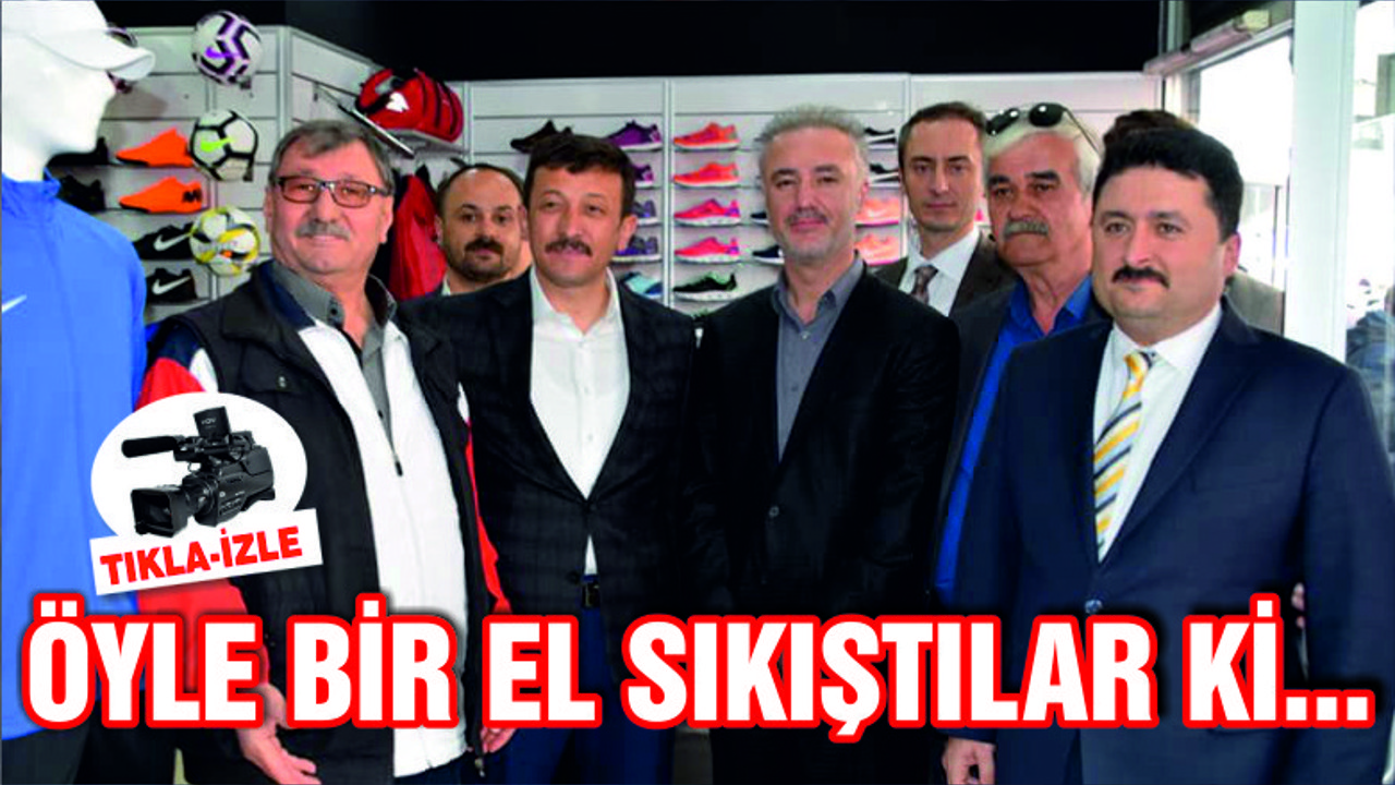 ESNAF İLE ÖYLE BİR EL SIKIŞTILAR Kİ...
