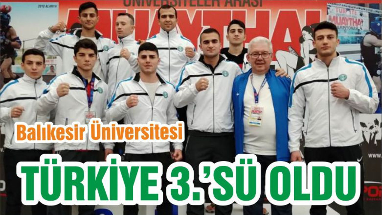 BAÜN TÜRKİYE 3.’SÜ OLDU