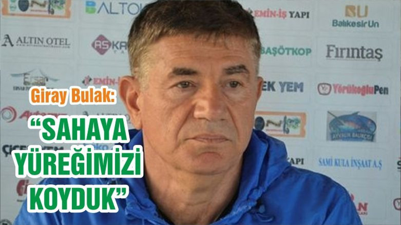 BULAK “SAHAYA YÜREĞİMİZİ KOYDUK”