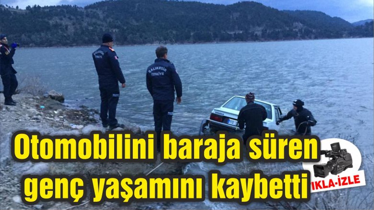 Otomobilini baraja süren genç yaşamını kaybetti