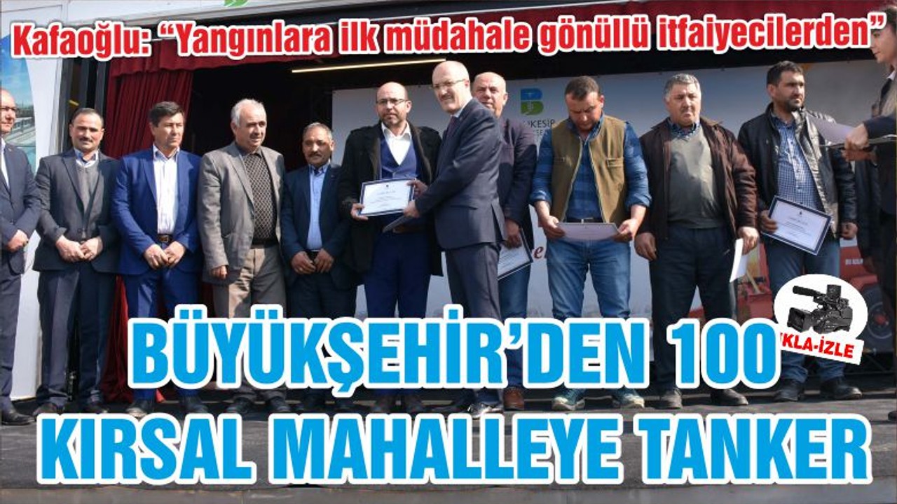 Kafaoğlu: “Yangınlara ilk müdahale gönüllü itfaiyecilerden”