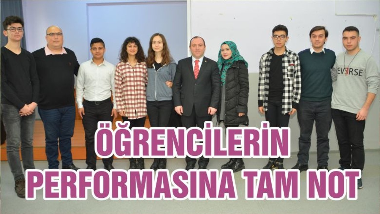 ÖĞRENCİLERİN PERFORMASINA TAM NOT