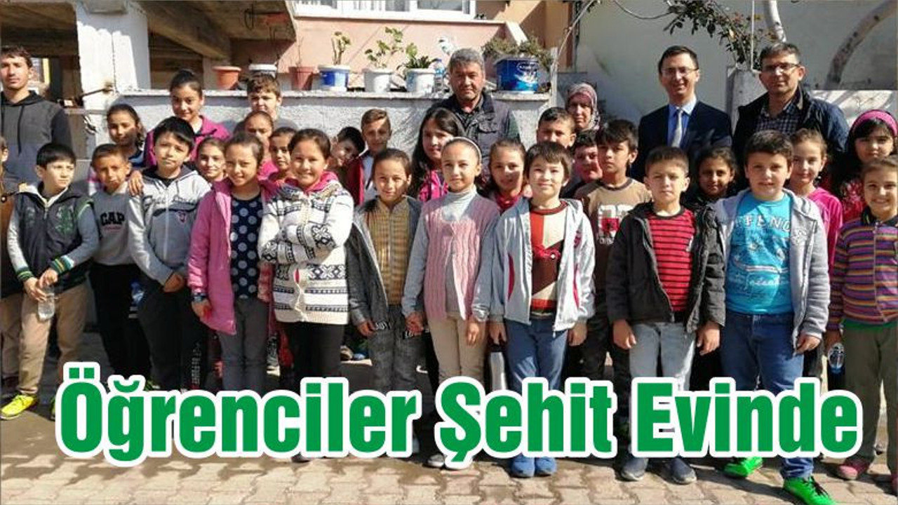 Öğrenciler Şehit Evinde