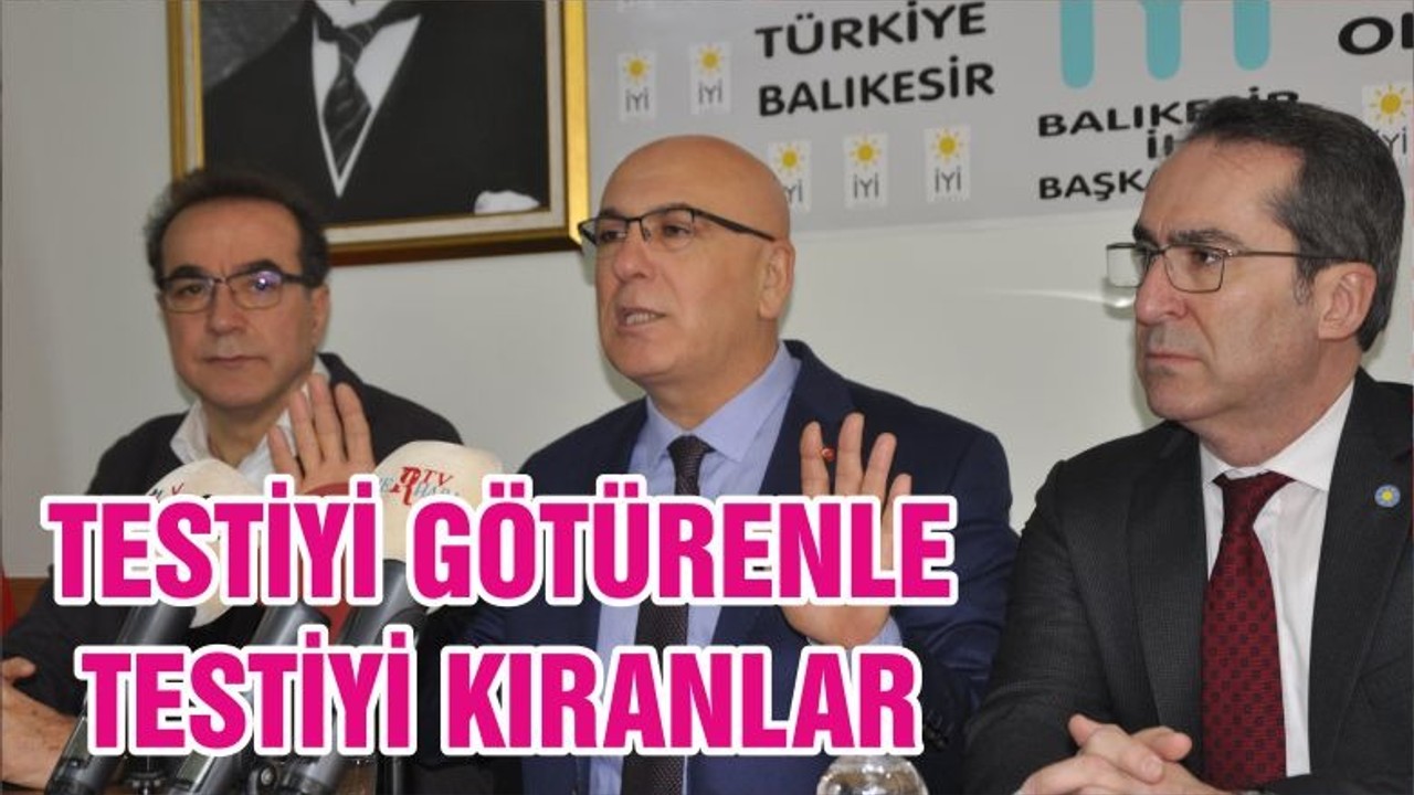 TESTİYİ GÖTÜRENLE TESTİYİ KIRANLAR