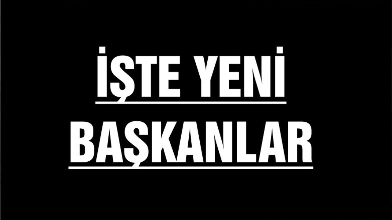 İŞTE BELEDİYE BAŞKANLARI...