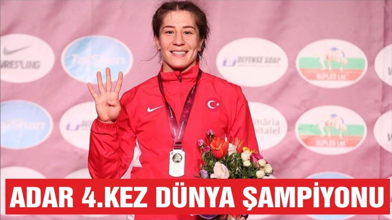 Yasemin Adar 4. kez Avrupa şampiyonu